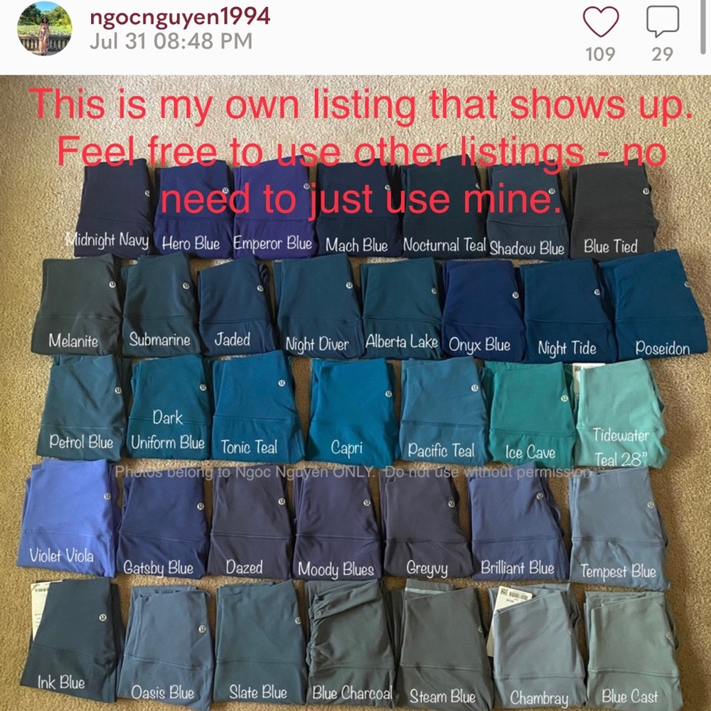 *PSA - HOW TO READ LULULEMON SIZE DOTS - STEPS* - Picture 8 of 9